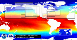 Ocean surface temperature