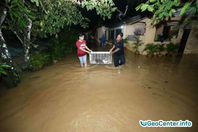 Наводнение в западных районах Малайзии