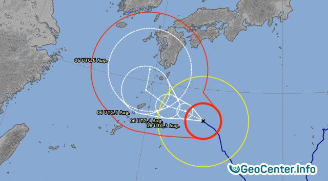 Тайфун «Нору» оставил без  электричества японских жителей