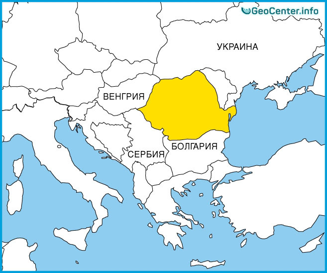 Карта юго-восточной Европы