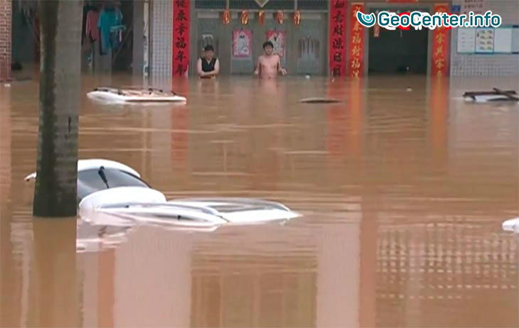 Наводнения в китайской провинции Гуандун, май 2017