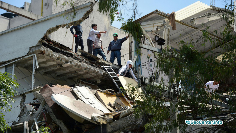 Последствия землетрясения в Мексике, сентябрь 2017