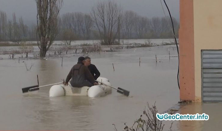 Наводнение в  Албании, февраль 2018
