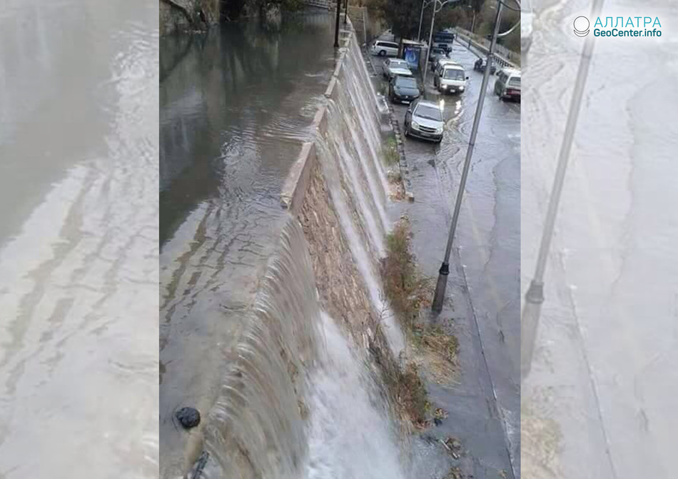 Наводнение в Дамаске (Сирия), октябрь 2018 г.