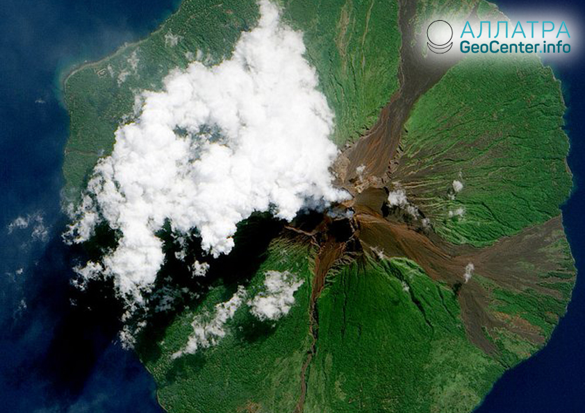 Последствия извержения вулкана в Папуа-Новой Гвинее, август 2018