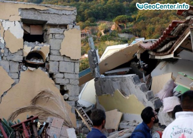 Землетрясение на острове Искья (Италия), август 2017