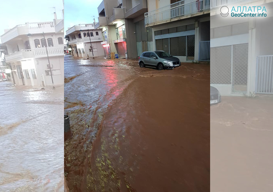 Ливни и наводнения в Греции, июнь 2018 года