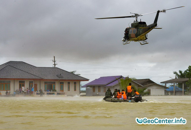 Наводнение в Таиланде, октябрь 2017
