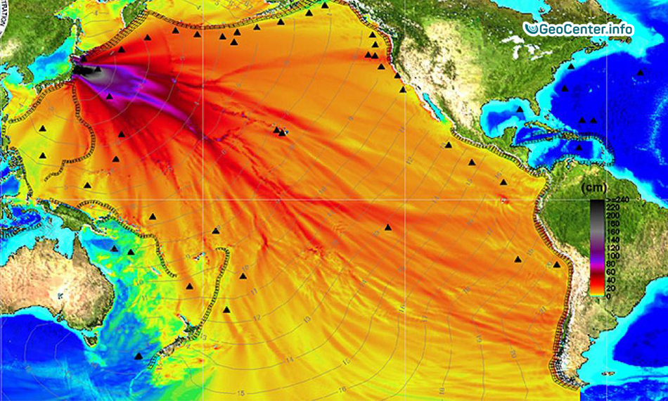 Радиация в Тихом океане.