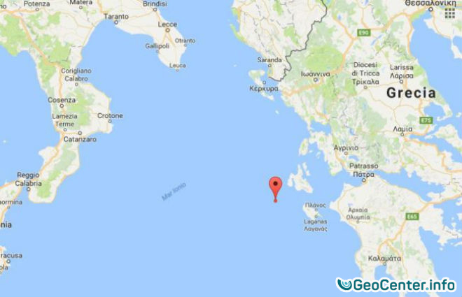 Землетрясение в Ионическом море, февраль 2017