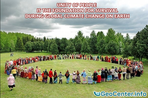 Unity of people is the foundation for survival during global climate change on Earth