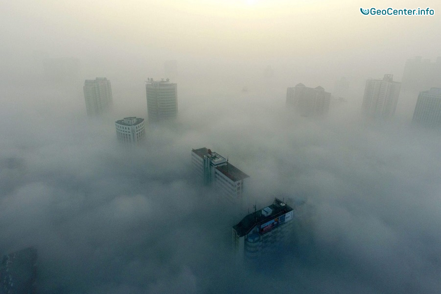 Смог и туман в Пекине