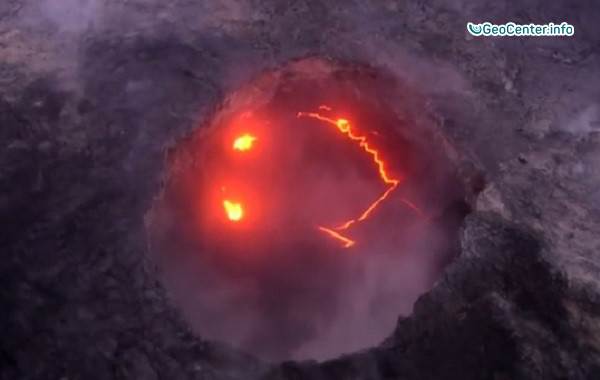Извержение вулкана Килауэа на Гавайях. И вулканы умеют улыбаться