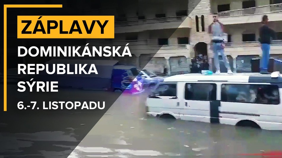 Bleskové záplavy a sesuvy půdy v Sýrii a Dominikánské republice | 7. listopadu