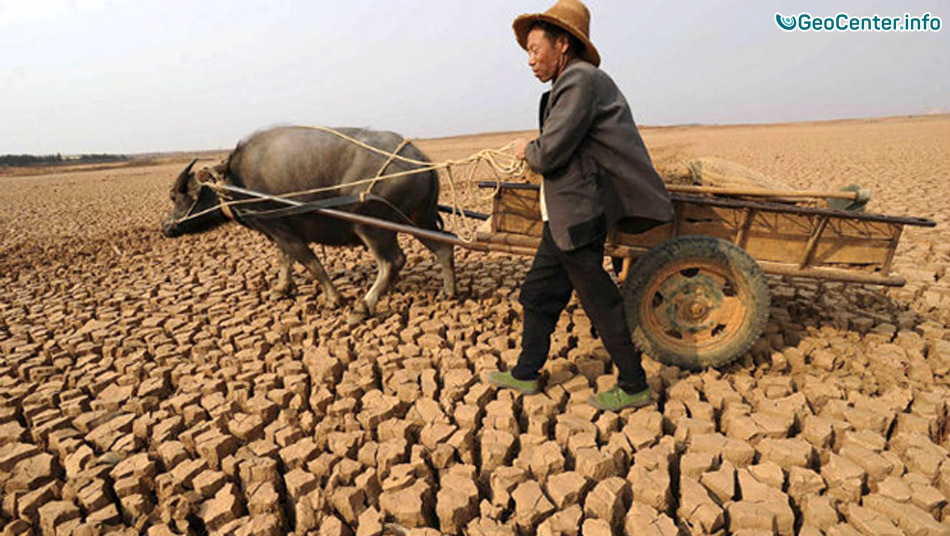 Засуха в Китае, август 2016