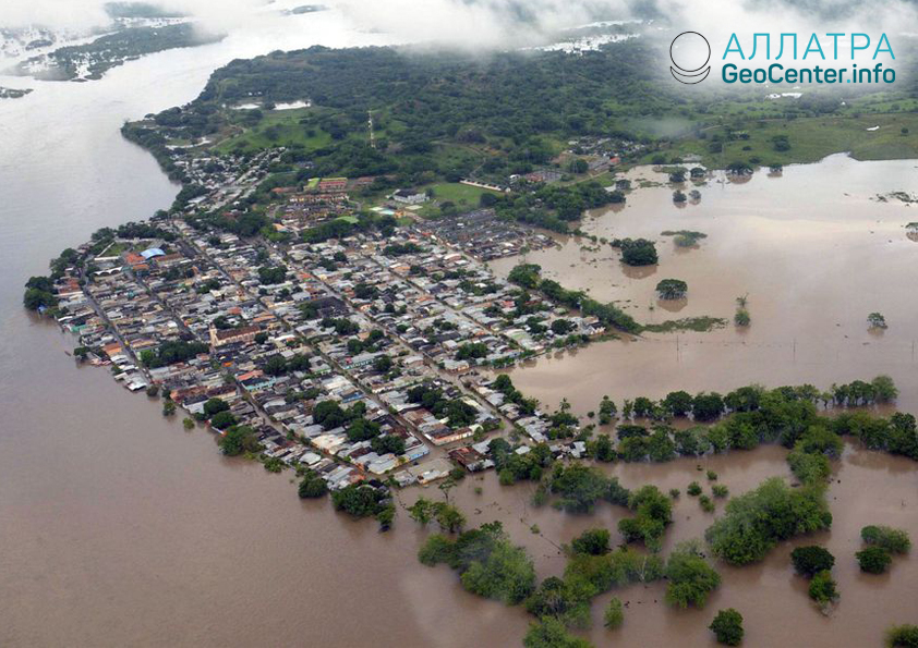 Наводнение в Колумбии, апрель 2018