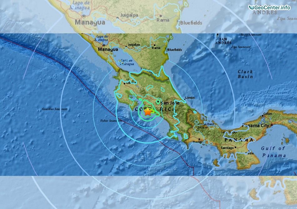 Землетрясение в Коста-Рике, 12 ноября 2017 года