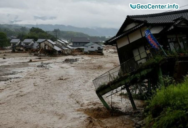 Наводнение на острове Хонсю, Япония, июль 2017 года