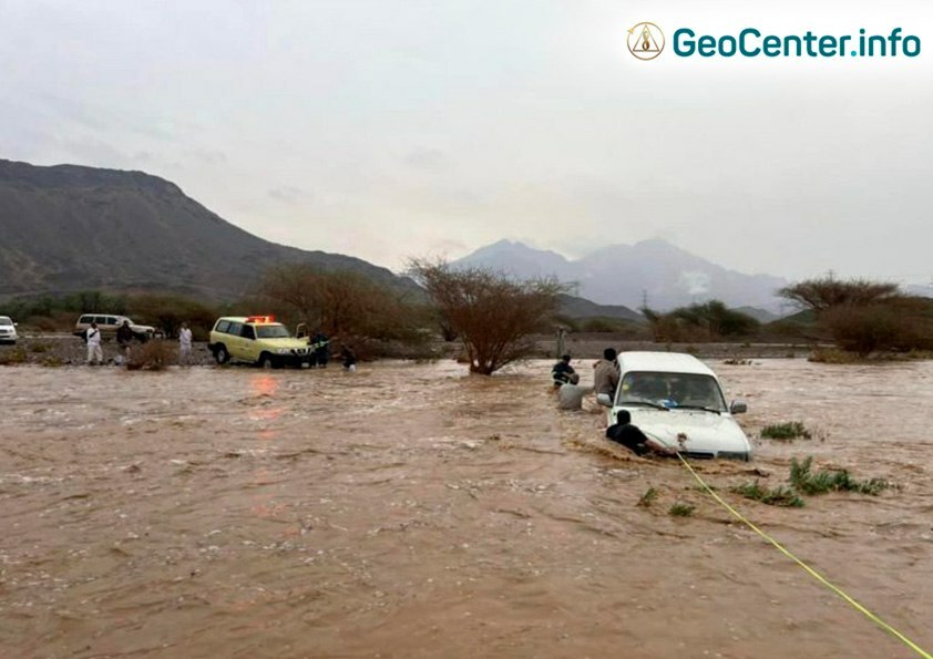 Катастрофическое наводнение  |  Саудовская Аравия