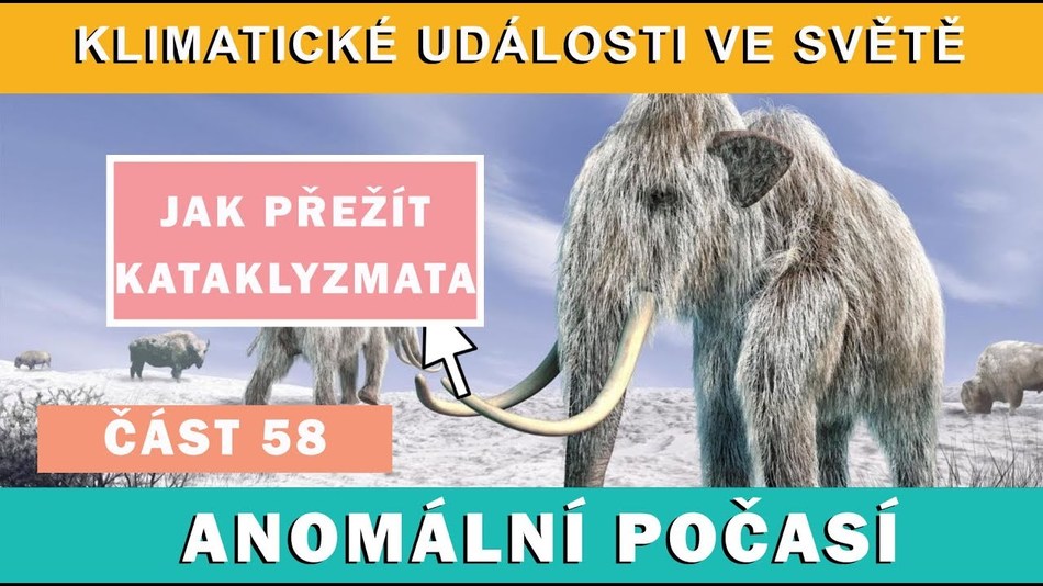 Jak přežít přírodní kataklyzmata. Klimatické události 8.-14.4.2017