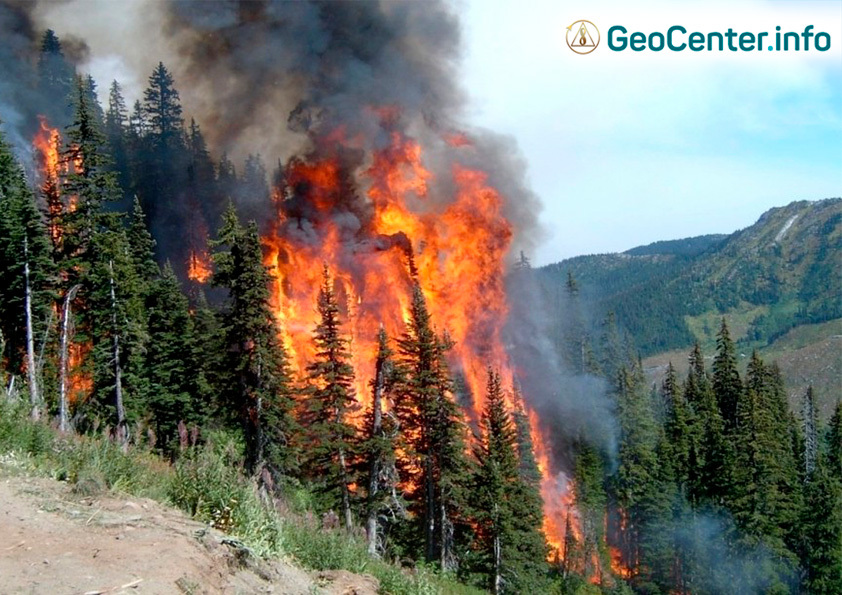 Масштабные лесные пожары в Якутии, август 2023