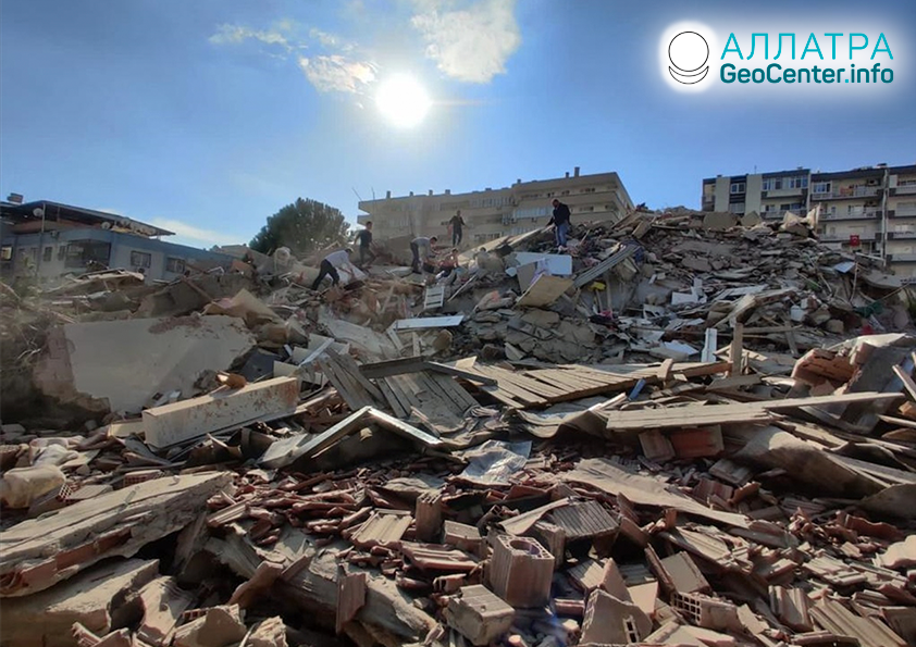 Intenzívne zemetrasenia v Turecku a Grécku, október 2020
