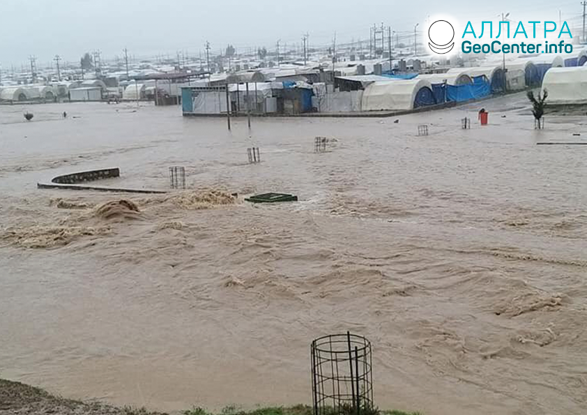 Наводнение в Ираке, март 2020