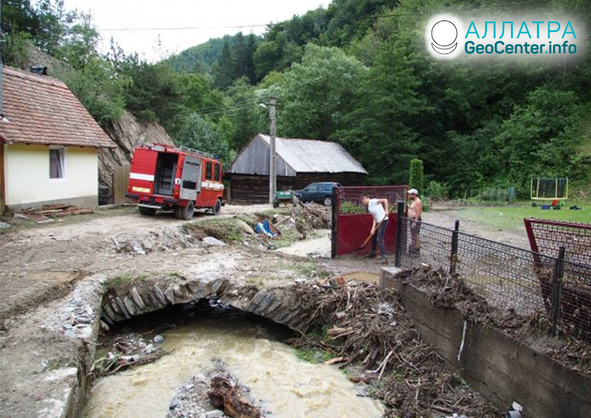 Наводнение в Румынии, июль 2019