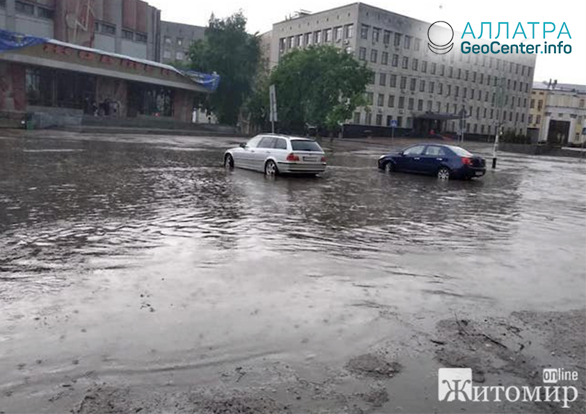 Наводнения и ураган в Украине, май 2019