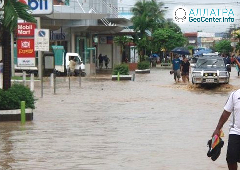 Záplavy na Fidži, marec 2020