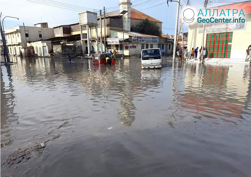 Záplavy v Afrike, november 2020