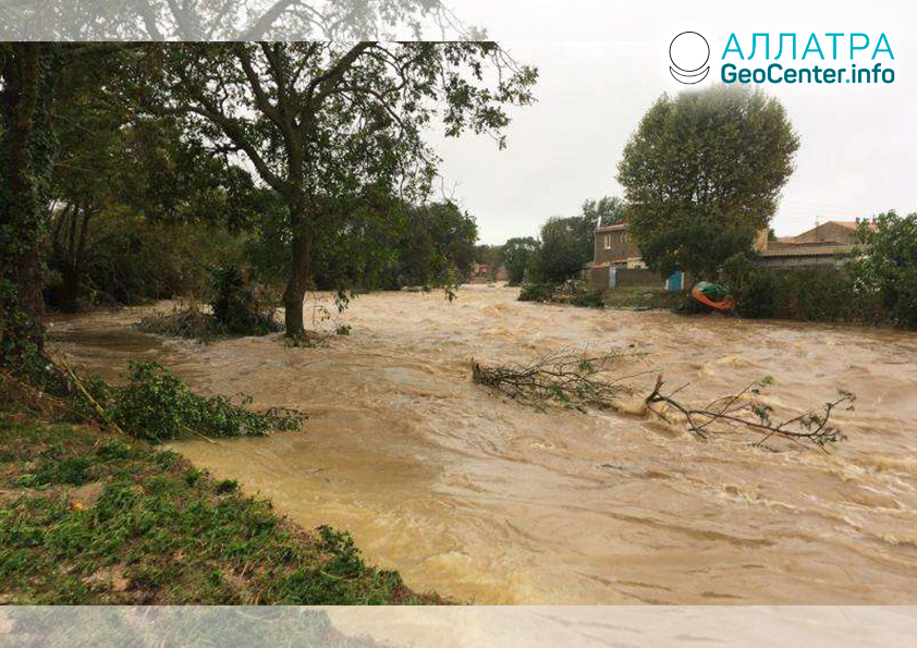 Povodně v Tunisku, listopad 2019