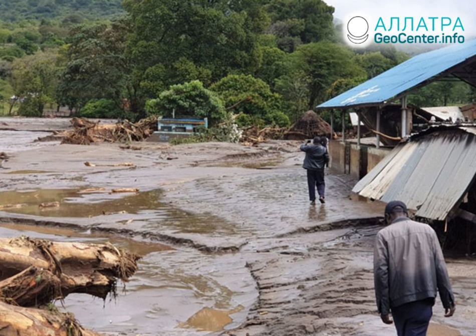 Záplavy a zosuvy vo východnej Afrike, december 2019