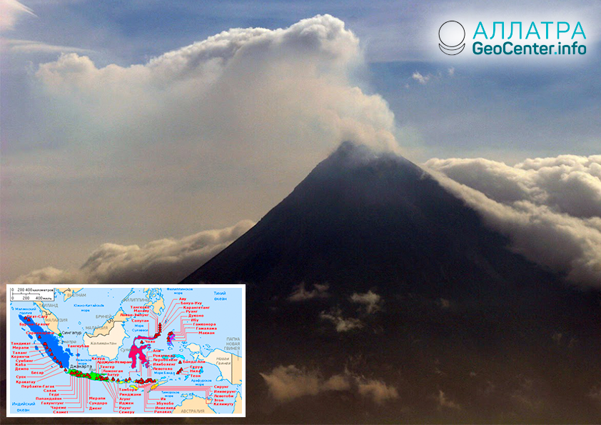 Около 20 вулканов Индонезии проявляют беспокойство, декабрь 2018