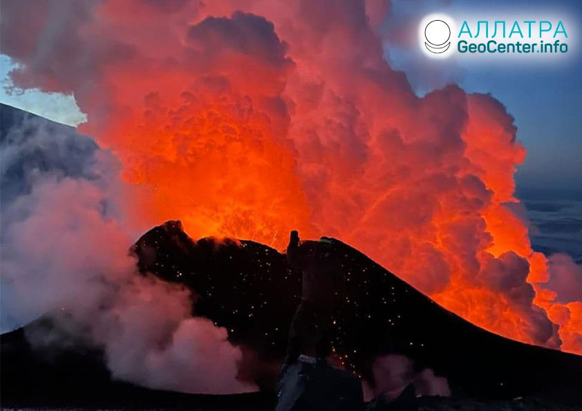 Рост вулканической активности, конец февраля-начало марта 2021