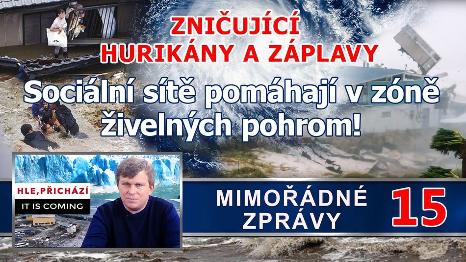 Sociální sítě pomáhají při PŘÍRODNÍCH KATASTROFÁCH! Zničující hurikány a záplavy. Kataklyzmy na planetě.