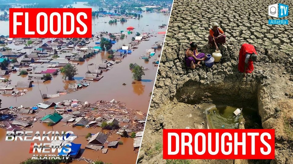 URGENT! Climatic CATASTROPHES of 2019: Floods, Droughts and MELTING GLACIERS