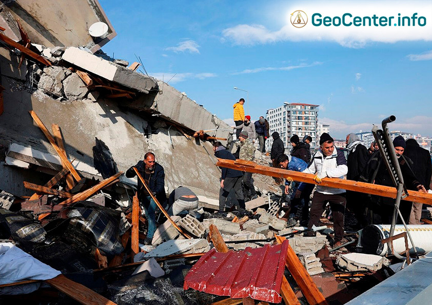 Землетрясение в Турции, февраль 2023