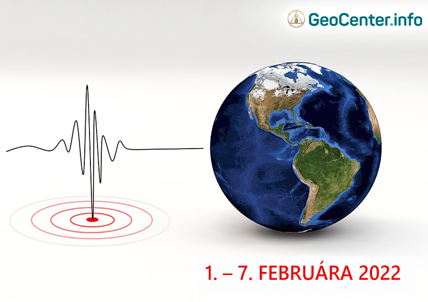 Zemetrasenia v prvom týždni februára 2022