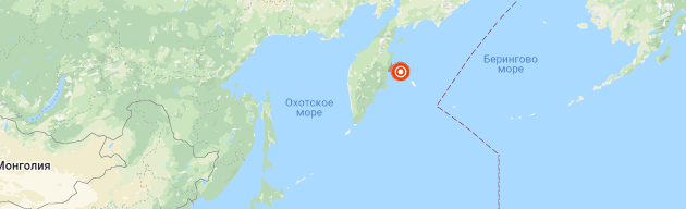 Землетрясение магнитудой 6,4 у берегов Камчатского края России, июнь 2019