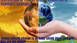 Global climate change is already taking place on Earth. Why are we silent?