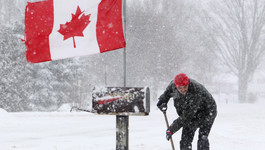 Snowfalls in Canada: closed schools, massively disconnected electricity, December 2017