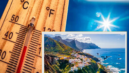 Anomálna horúčava na Tenerife, október 2023