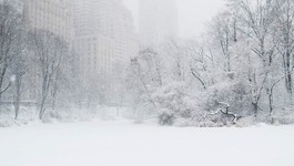 The storm "Grayson" sweeps snow north-east USA, January 2018.