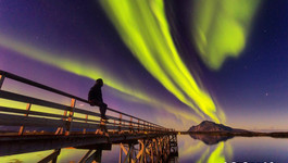 The Northern Lights season began in Norway, September 2017
