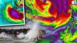 UK Superstorm Path Update! Models show Hurricane Maria &amp; Lee to Merge Track for UK