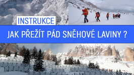 Jak přežít pád sněhové laviny a pomoci ostatním lidem? INSTRUKCE