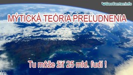Mýtická teória preľudnenia. Mapy rozloženia populácie na Zemi.