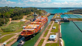 Обмеление Панамского канала, август 2023