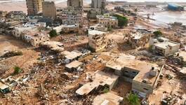 Strašná povodeň v Líbyi, september 2023